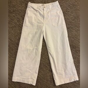 Women's Just Black Denim Utility Jeans White Size 31